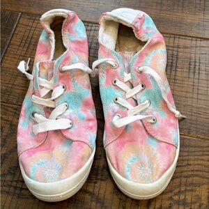 Roxy Bayshoe tie-dye sneakers size 11